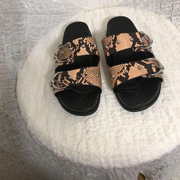 Rebecca Minkoff Vachel Slides Sandals Size 8.5M - Picture 4 of 8